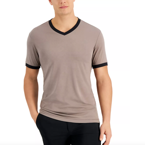 T-shirt de Luxe Décontracté à Manches Courtes en Coton Premium 100% de Haute Qualité, Coupe Classique, Anti-Boulochage et Anti-Rétrécissement - Product Image 4