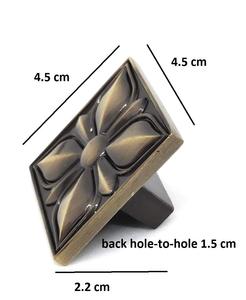 Fleur forme ronde luxe boutons armoire à tiroirs pour la maison commode porte armoire meubles décoratif cuisine armoire poignée boutons - Product Image 3