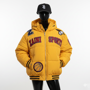 Veste matelassée oversize pour femmes, tissu en polyester de qualité supérieure, chaude, matelassée, logo brodé personnalisé, vêtements d'hiver, veste matelassée pour femmes - Product Image 6