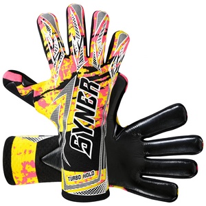 Black Contact German Latex Soccer Football Goalkeeper Gloves Breathable Sports Protective Gear for Sports - Product Image 4