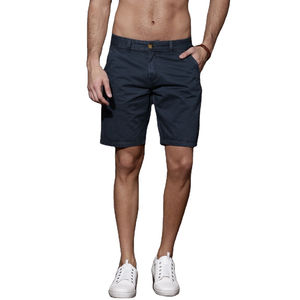 Venta al por mayor casual hombres sarga chino shorts Polo Golf bolsillo 4 way stretch Bermudas Casual Shorts Chino Para Hombres color sólido teñido - Product Image 3
