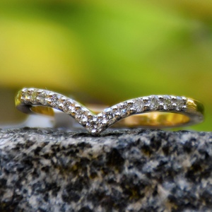 แหวนเพชรธรรมชาติสีทอง14K & 18K สุดพิเศษดีไซน์เครื่องประดับเพชรแท้ที่ผ่านการรับรอง - Product Image 2