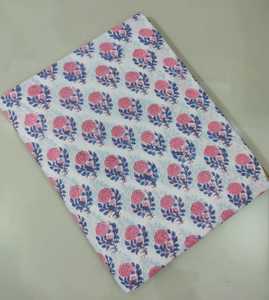 100%Cotton Handmade Block Printed Fabric Handcrafted Jaipur Traditional Eco Friendly Breathable Block Print Cotton Fabric - Product Image 1