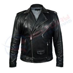 Chaqueta de cuero para hombre más vendida personalizada de buena calidad, chaqueta de cuero del fabricante 2024, nueva chaqueta de cuero informal para hombre - Product Image 1