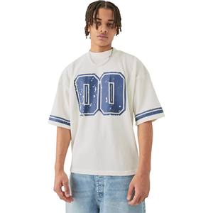 Camiseta extragrande de talla grande personalizada para hombre, Camiseta holgada con estampado de logotipo, camisa grande y alta, ropa informal elegante y cómoda - Product Image 3