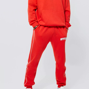 Conjunto Deportivo de Felpa de Algodón para Hombre, Estilo Casual, Color Liso, con Impresión Personalizada, Venta al Por Mayor OEM - Product Image 2