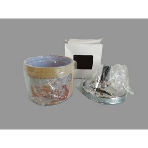 ที่เขี่ยบุหรี่โลหะแบบวินเทจที่สวยงามพร้อมถังปั่นพร้อมดีไซน์ที่เป็นเอกลักษณ์ของไซปรัสหนึ่งปอนด์ผสมผสานการใช้งานได้อย่างลงตัว - Product Image 3