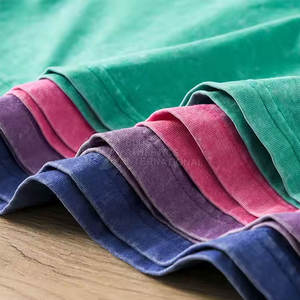 T-shirts lavés de flocon de neige personnalisés Vintage 100% coton 2025 T-shirts lavés de flocon de neige OEM/ODM fabriqués en usine - Product Image 3