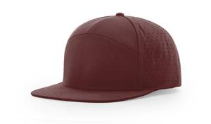 Bordado personalizado Ri 169 forma 7 paneles sombrero poliéster estructurado alto perfil gorra ajustable estilo camionero gorras - Product Image 2