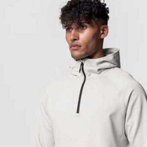 Sweat à capuche respirant pour hommes et femmes Vêtements de sport évacuant l'humidité en 100 coton pour la salle de sport et l'extérieur - Product Image 6
