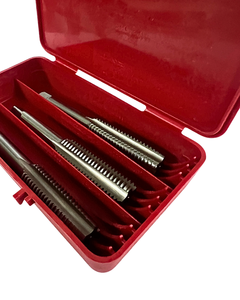 High Speed Steel <b>Hand</b> Tap <b>Set</b> Straight Flute DIN352 Right <b>Hand</b> Tapping <b>Tool</b> 3 Pcs in Case - Product Image 3