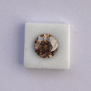 Diamante Suelto de 1/2 Quilate, Color Champán Marrón Natural, Corte Brillante, Certificado IGI, Joyería Fina de Lujo AAA - Product Image 4