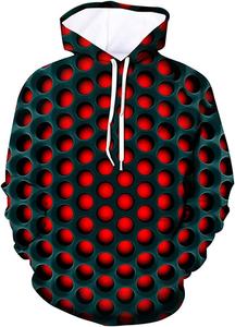 เสื้อฮู้ดผ้าฝ้ายคอลูกเรือสำหรับผู้ชาย3D ออกแบบได้ตามต้องการเป็นมิตรต่อสิ่งแวดล้อมเหมาะสำหรับใส่ในฤดูใบไม้ร่วง - Product Image 2