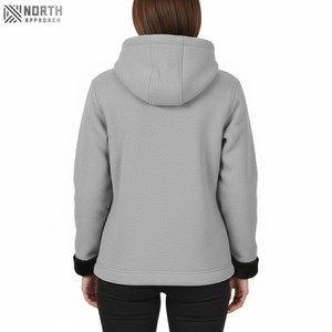 Sudadera con Capucha para Hombre, Informal, de Invierno, Cómoda, con Forro Polar de Algodón, Personalizable, Bordado al por Mayor, Reversible - Product Image 2