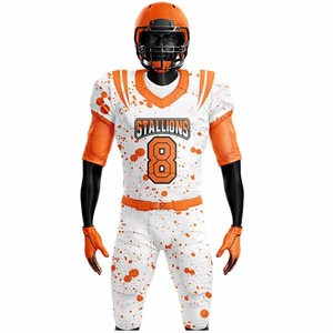 2025 Recién llegado Ropa de práctica Nuevo estilo Uniforme de fútbol americano Servicio OEM Uniforme de fútbol americano para adultos - Product Image 5