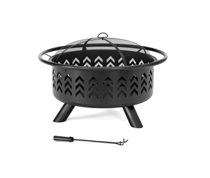 Iron <b>Fire</b> <b>Pit</b> <b>Camping</b> Iron <b>Portable</b> <b>Fire</b> <b>Pit</b> for Home and Garden - Product Image 4
