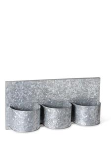 Maceta de bolsillo galvanizada montada en la pared de diseño creativo, maceta de 3 macetas a precio al por mayor - Product Image 3