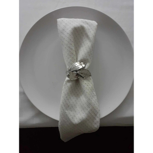 Feuille Designer Porte-serviettes en métal Rond de serviette Anneau de tissu décoratif classique pour anneau de serviette le plus vendu à un prix abordable - Product Image 3