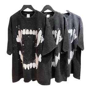 Meilleur design T-shirts délavés à l'acide pour hommes T-shirts respirants de haute qualité à séchage rapide avec logo personnalisé/taille - Product Image 6