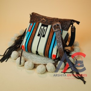 Nouveau design unique usiné à la main sac à main à franges couverture de selle aztèque sac à bandoulière bohème Design unique sacs élégants pour les femmes - Product Image 1