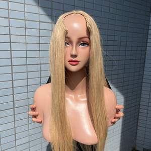 Vente chaude en gros brésilien vierge humaine pleine dentelle perruques cuticule aligné non transformé Remy droite livraison gratuite lumière douce - Product Image 3