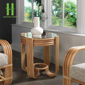 Table basse moderne en rotin écologique, durable, facile à nettoyer, fabriquée à la main, bon marché, en provenance du Vietnam - Product Image 5
