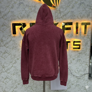 Sweat à capuche à fermeture éclair pour hommes Design unique imprimé bouffée 100% coton fabriqué en usine pour la saison d'hiver Prix bon marché Sweat à capuche le plus demandé - Product Image 2