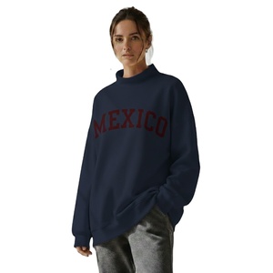 Sudadera de Forro Polar con Cuello Alto Reversible para Mujer, Personalizable con Logotipo, Nueva Colección Otoño/Invierno, Talla Grande, Manga Larga - Product Image 1