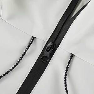 Men's Lightweight <b>Waterproof</b> Windbreaker <b>Jacket</b> with Hood Breathable for <b>Winter</b> Outdoor Activities and Casual Wear - Product Image 4