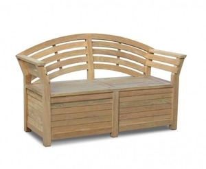 Chaises de salon en teck, équipées de tiroirs au bas, fabriquées avec des matériaux écologiques - Product Image 2