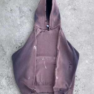 Sudadera con Capucha Personalizada con Logotipo, Estilo Urbano, 100% Algodón, Vintage, para Hombre, Gruesa, Lavada al Ácido, Holgada, Desgastada, Ecológica, Transpirable, 370g - Product Image 6