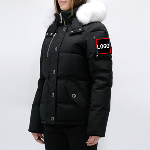 Chaqueta Acolchada Gruesa de Satén Impermeable para Mujer, Rellena de Algodón, Ecológica, para Invierno, Precio al por Mayor - Product Image 2
