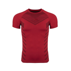Men's Grey Digital Print <b>Polyester</b> <b>T</b>-<b>Shirt</b> Slim Fit Short Sleeves Casual Style O-Neck for Outdoor Fashion Gym Use OEM Customized - Product Image 5