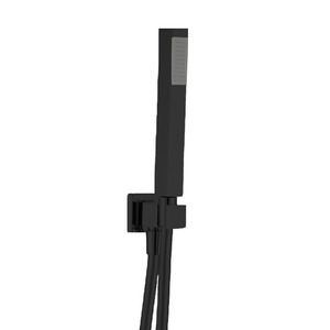 Obomondo Set da bagno in ottone nero opaco confezione da 1 con quadro di supporto per la presa dell'acqua - Product Image 1