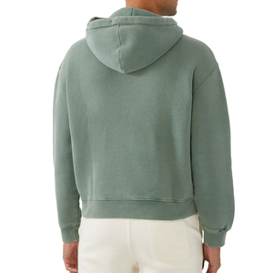 Top-Notch grande taille hommes XL taille sweats à capuche en coton pull lourd à capuche hommes hiver épais polaire plaine Logo personnalisé - Product Image 4