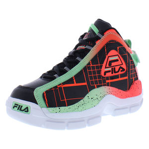 Chaussures Fila Grant Hill 2 pour filles Couleur : Noir/Vert/Rouge 100% authentiques - Product Image 1