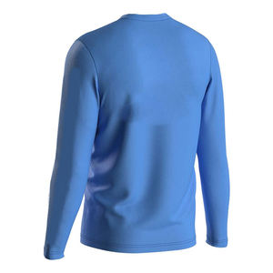 Chemises de pêche à col rond à motif uni, vêtements d'extérieur en polyester et élasthanne, vêtements de pêche - Product Image 2