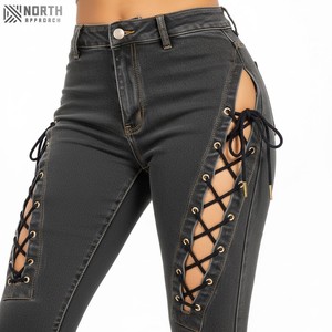 Nuevo diseño, pantalón vaquero para mujer, transpirable, cómodo, superior, tasa razonable, pantalones vaqueros de mujer de alta calidad con Material duradero - Product Image 6