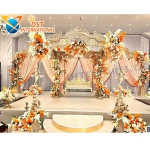 Gujaratiงานแต่งงานMayurออกแบบไม้Mandapตกแต่งอินเดียงานแต่งงานนกยูงแกะสลักMandapงานแต่งงานแบบดั้งเดิมไม้Mandap - Product Image 1