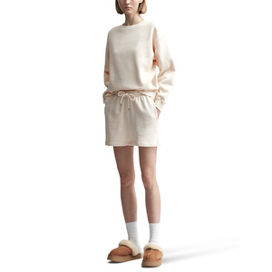 เสื้อสเวตเตอร์ผู้หญิงนุ่มพิเศษพิมพ์ลายสำหรับฤดูหนาวกำหนดโลโก้ได้เองสีพื้นปล่อยดีไซน์ไหล่ระบายอากาศไม่เป็นขนหลวม - Product Image 4