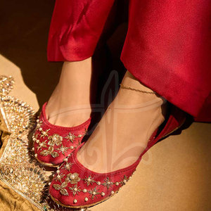 Fabrication pakistanaise, vente chaude, khussa pour femmes, nouveau design, sur mesure, tendance de la mode, imprimé, antidérapant - Product Image 5