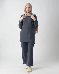 Ensembles d'uniformes d'allaitement pour femmes hommes ensemble de gommages uniformes d'infirmière pour hôpital médecin haut et pantalon avec plusieurs poches - Product Image 6