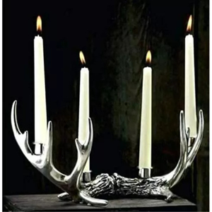 Design attrayant argenterie bougeoir ornements de noël pour la maison dîner bougeoir candélabre à prix abordable - Product Image 1