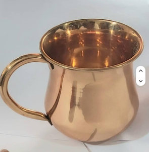 Mule de Moscou en métal pur cuivre tasse à boire thé eau article de cuisine - Product Image 1