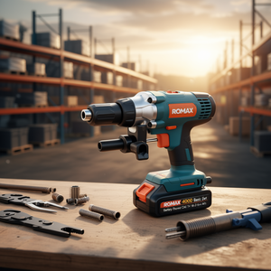 ROMAX 4000 Basic <b>Set</b> Battery-Powered <b>Crimping</b> Machine with CAS Charger TH 16-20 26mm 4Ah - Product Image 3