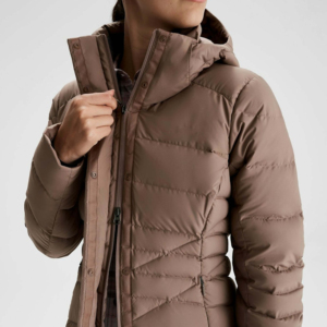 Veste d'hiver pour femmes personnalisable, longue, imperméable, en polaire, avec capuche, design matelassé, grande taille, rembourrage en coton, veste bomber - Product Image 4