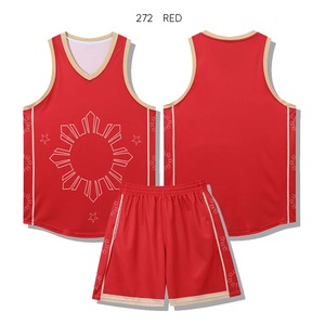 ชุดบาสเกตบอลระบายอากาศได้ดีชุดบาสเก็ตบอลพิมพ์ลายมืออาชีพวัสดุดี - Product Image 5
