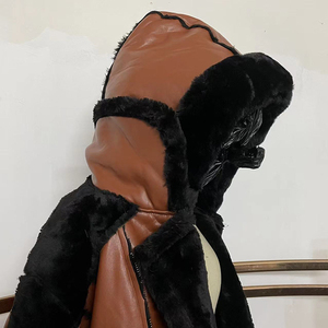 Moda personalizada nueva llegada de alta calidad chaqueta de cuero de Moda hombre nueva moda hombres PU chaqueta de cuero hombres al por mayor - Product Image 3