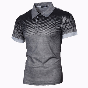 2024 arrivée hommes 100% coton blanc couleur aiguille goutte Polo t-shirts hommes gaufré tricot blanc Golf polos en vente en gros - Product Image 5