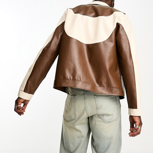 <b>Top</b> Trending Men's <b>Leather</b> Jacket <b>High</b> Quality Custom Made <b>Leather</b> Fashion Jackets Custom Logo Stylish <b>Leather</b> Jacket For Men - Product Image 2